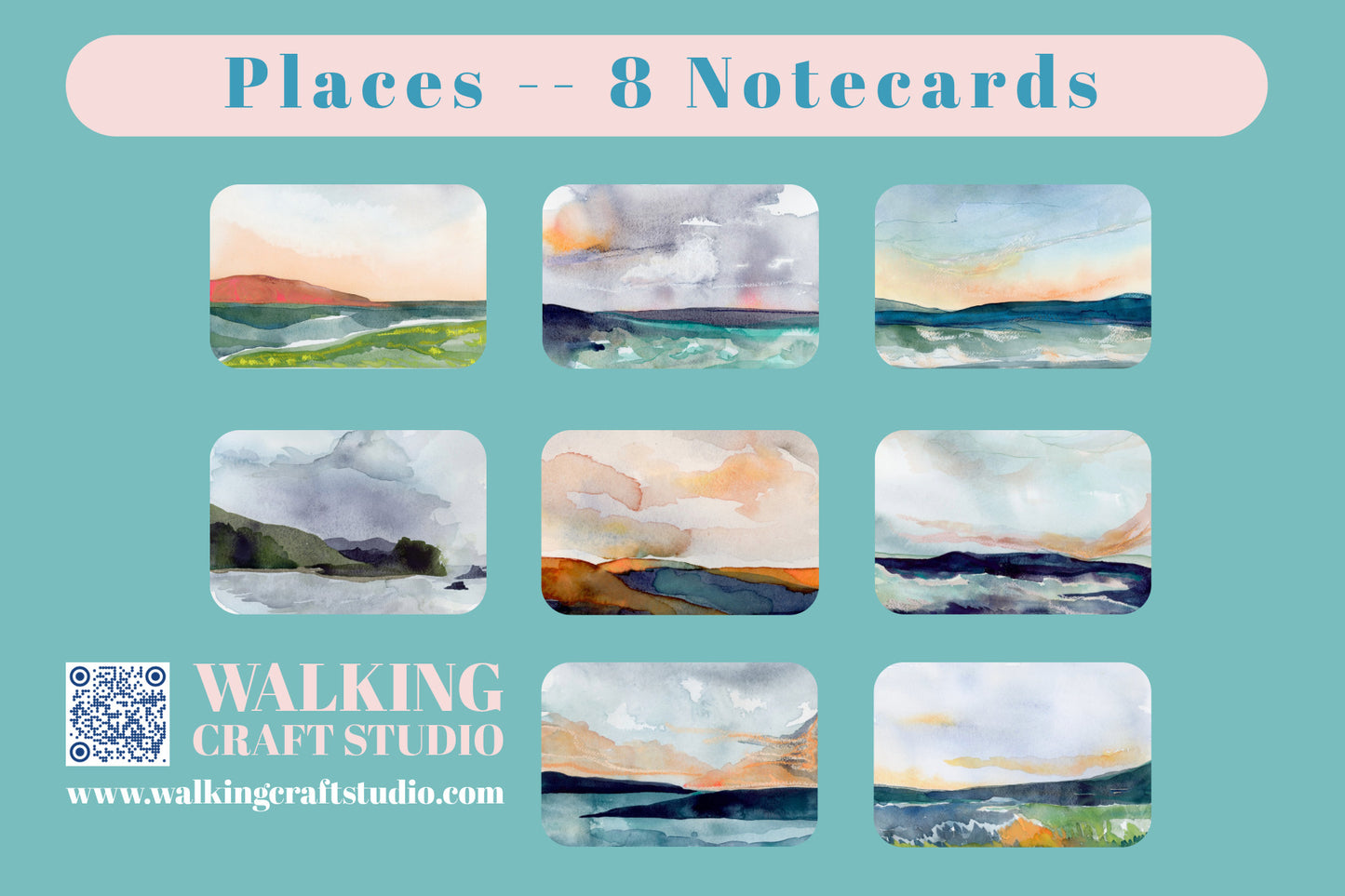 Notecard Set (Places)